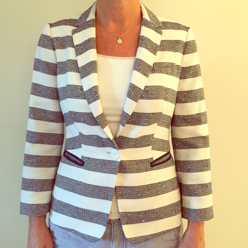 The Limited Striped Blazer